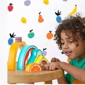 Fao Schwarz Fruit Stacker Wood Building Set.